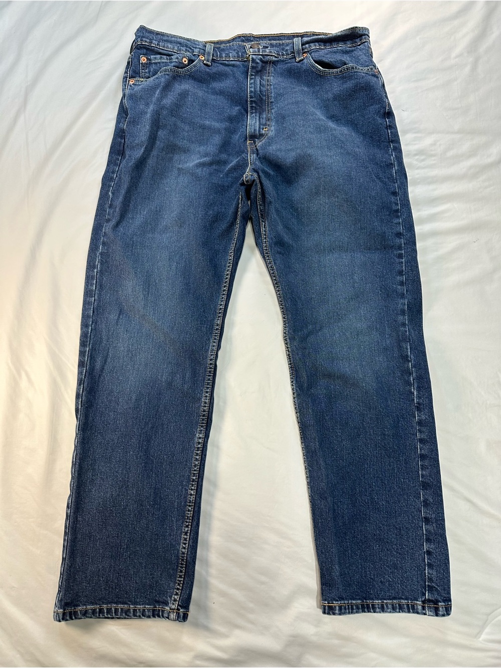 Levi's Men's Bootcut Dark Blue Denim 505 Jeans 38x30